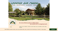 Desktop Screenshot of landhof-zur-meierei.com