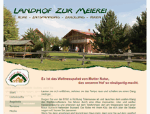 Tablet Screenshot of landhof-zur-meierei.com